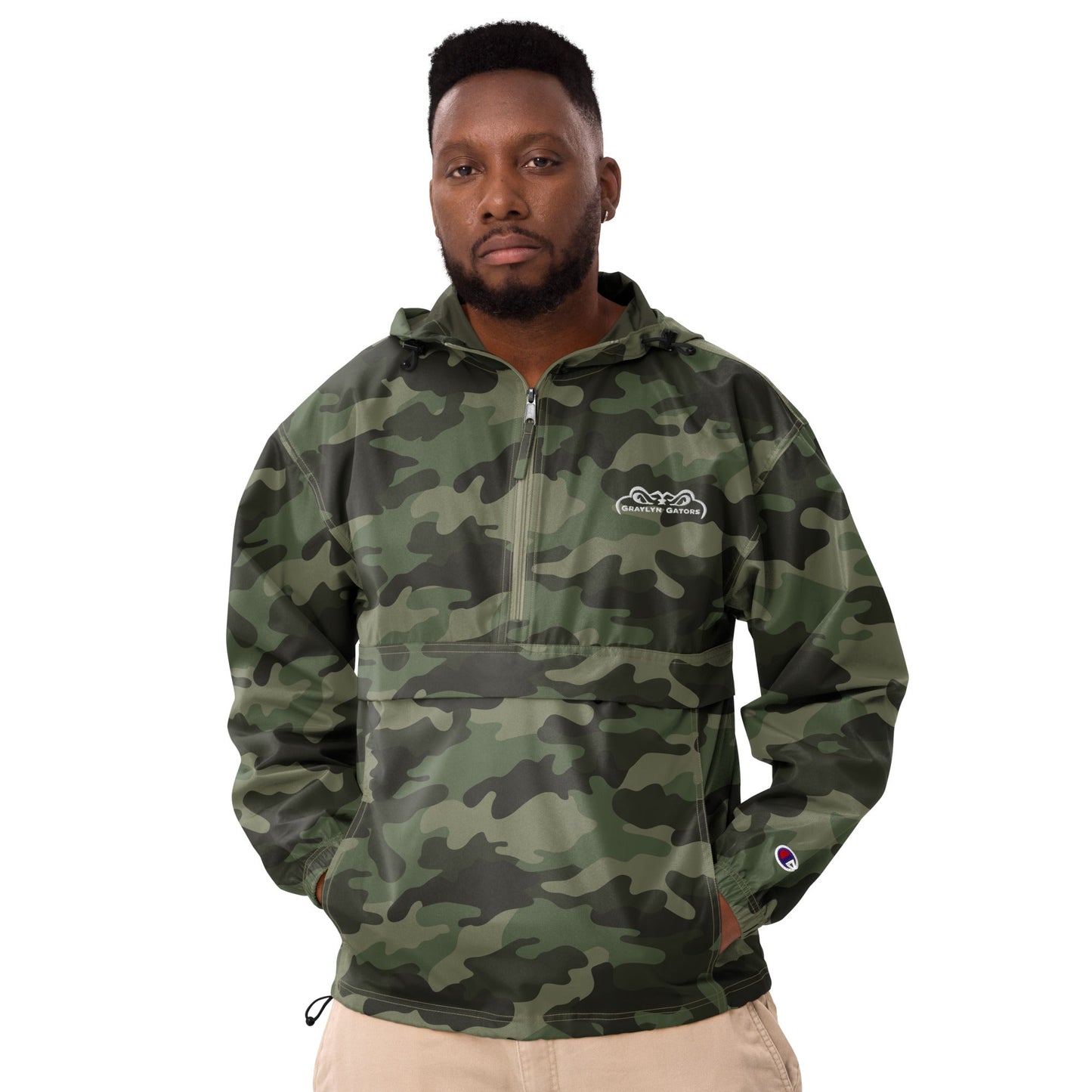 Gator's Embroidered Champion Packable Jacket