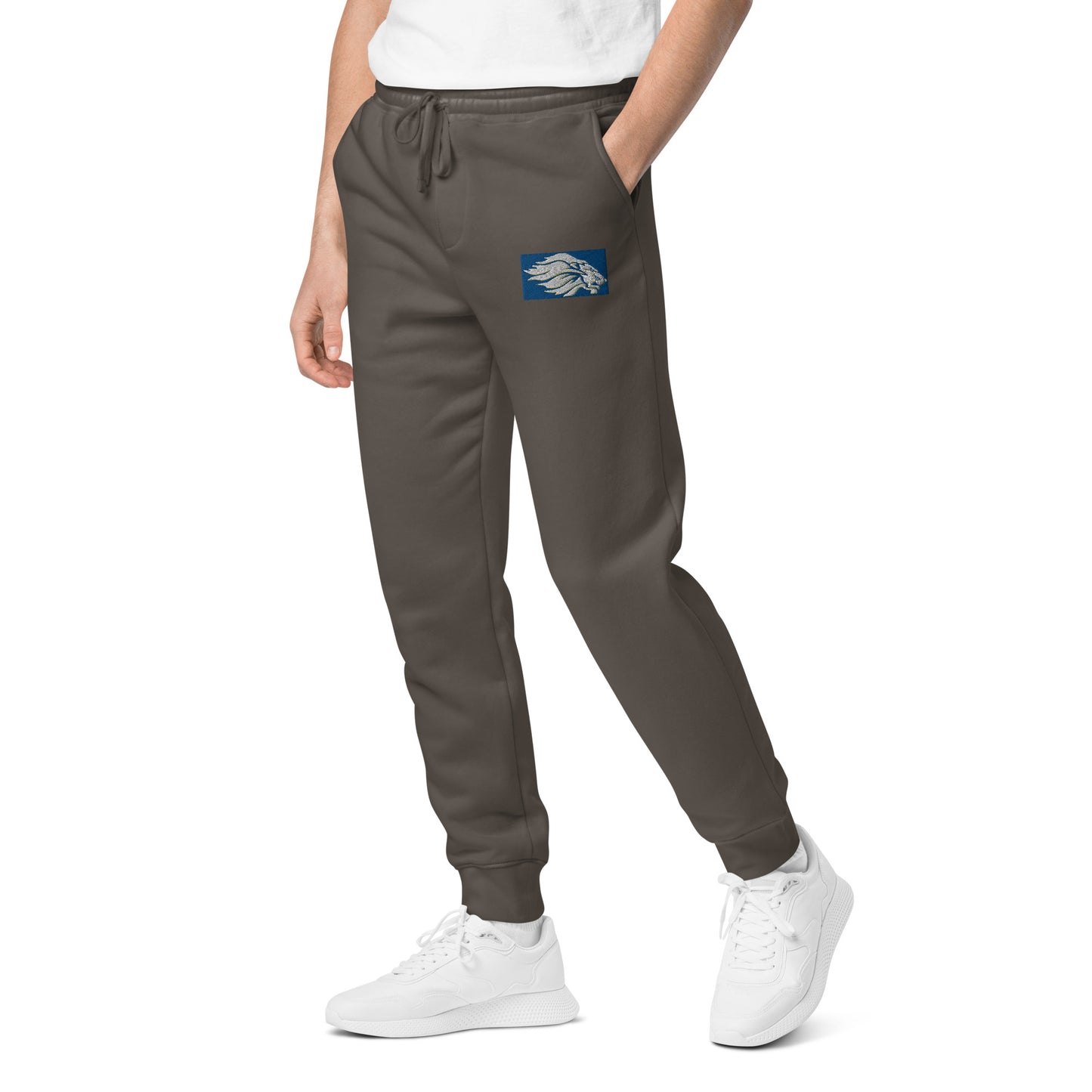 Lions Logo- Unisex pigment-dyed sweatpants with Embroidery