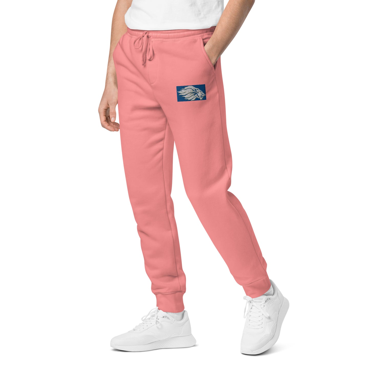 Lions Logo- Unisex pigment-dyed sweatpants with Embroidery