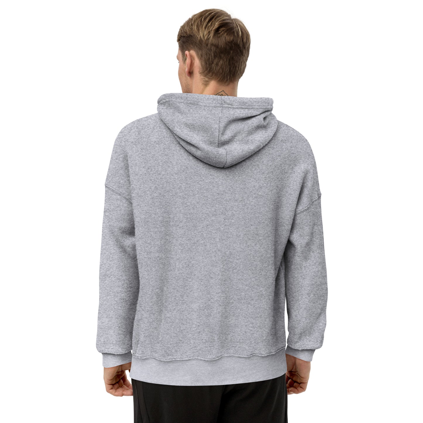 Unisex sueded fleece hoodie with Embroidery